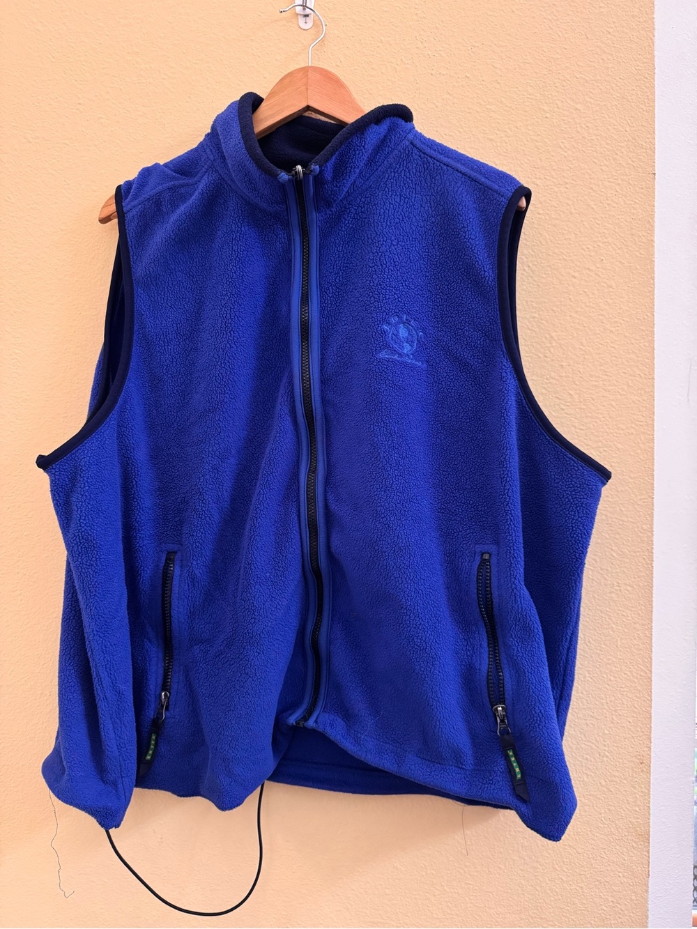 Eddie Bauer Royal Blue Kids Fleece Vest with Zip Pockets